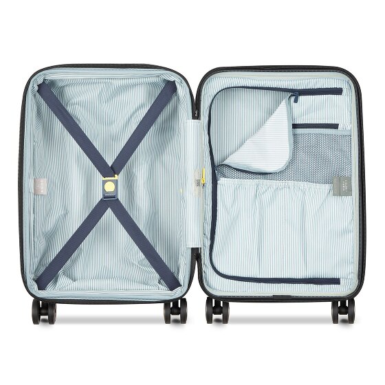 Delsey Paris Longitude 4 Rollen Kabinentrolley 55 cm mit Dehnfalte