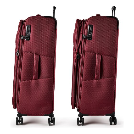 d&n Travel Line 9804 4 Rollen Trolley L 78 cm mit Dehnfalte