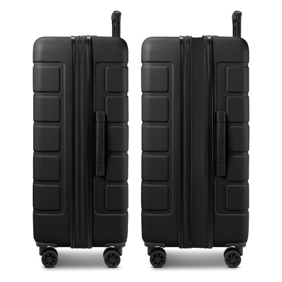 Saxoline Miami 4 Rollen Kofferset 3-teilig mit Dehnfalte