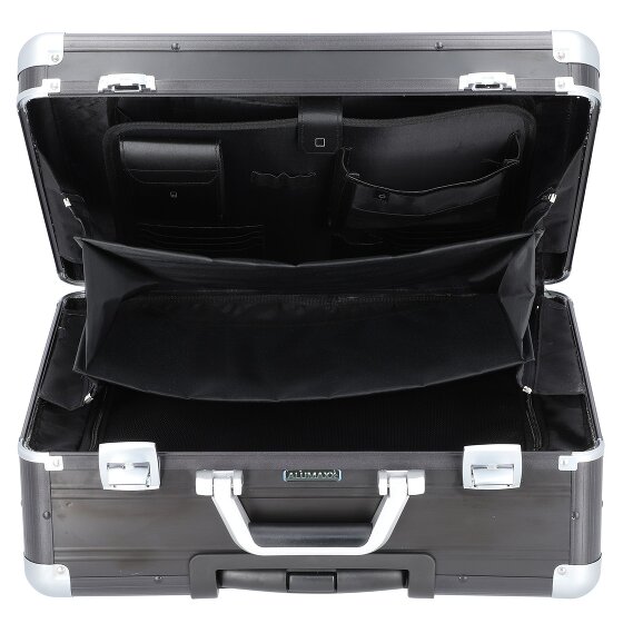 Alumaxx 2-Rollen Businesstrolley Aluminium Laptopfach 37 cm