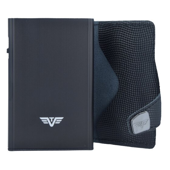 Tru Virtu Click & Slide Kreditkartenetui Geldbörse RFID Leder 6,5 cm