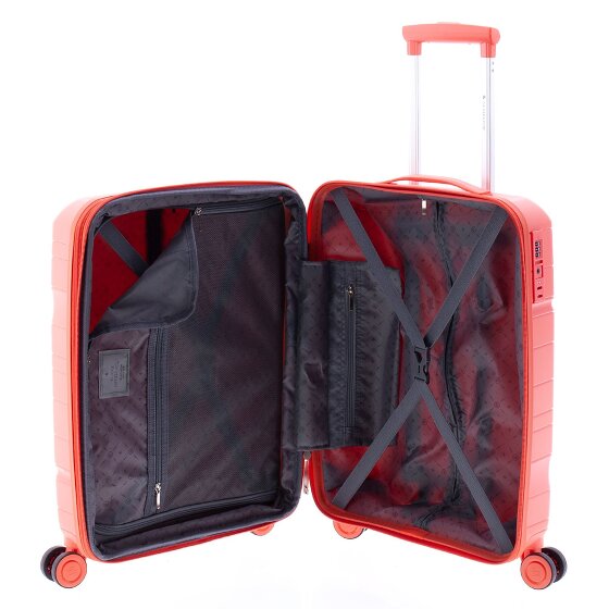 Gladiator 3800 4 Rollen Kabinentrolley 55 cm mit Dehnfalte