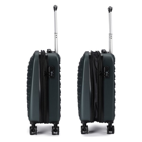 Benzi 5493 4 Rollen Kabinentrolley S 53 cm mit Dehnfalte