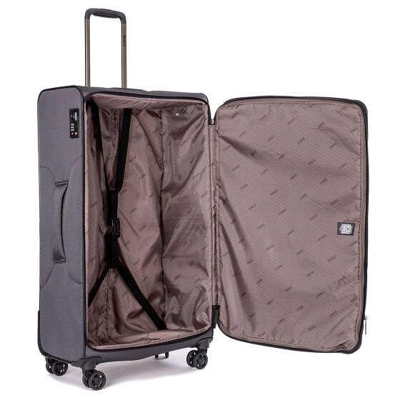 Stratic Bendigo Light + 4 Rollen Trolley 84 cm mit Dehnfalte