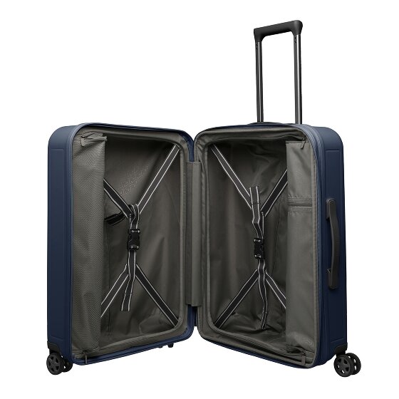Travelite Panello 4 Rollen Trolley M 65 cm mit Dehnfalte