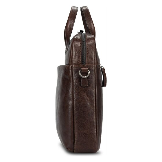 Jost Glasgow Aktentasche Leder 37 cm Laptopfach