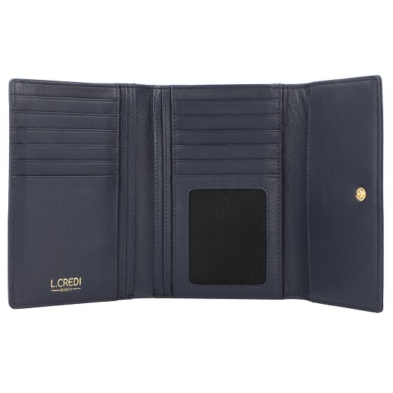 L.Credi Evelyn Geldbörse RFID Schutz Leder 14.5 cm