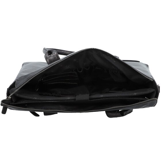 Plevier Rock Copal Schultertasche Leder 44 cm Laptopfach