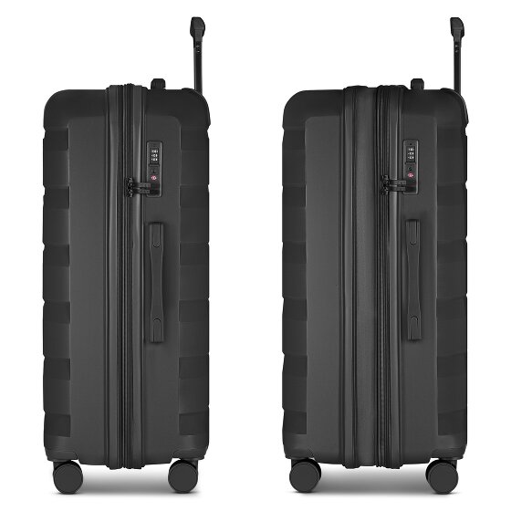 d&n South Dakota 4 Rollen Trolley L 76 cm mit Dehnfalte