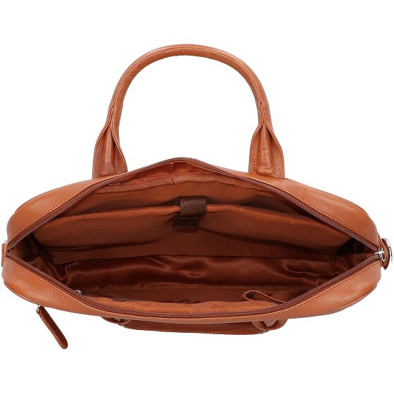 Dermata Aktentasche Leder 39 cm Laptopfach