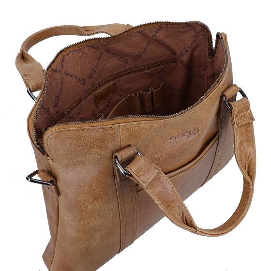Greenland Nature Light Aktentasche Leder 38 cm Laptopfach