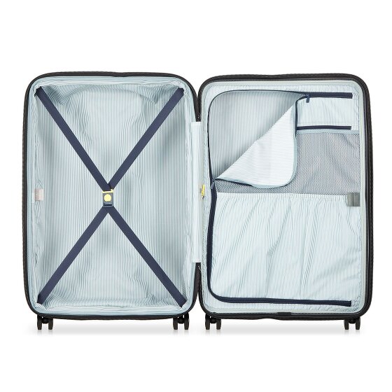 Delsey Paris Longitude 4 Rollen Trolley 76 cm mit Dehnfalte