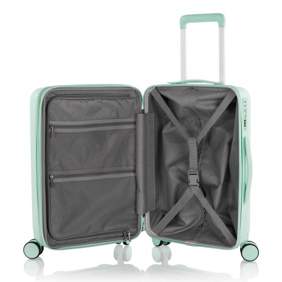 Heys Pastel 4 Rollen Kabinentrolley S 53 cm mit Dehnfalte