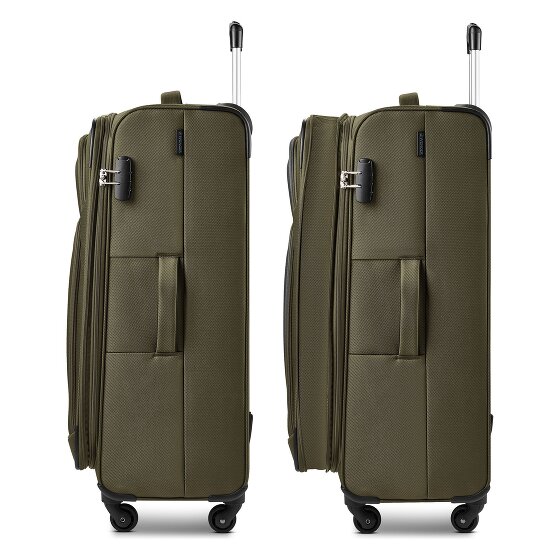 Wenger Beaumont 4-Rollen Kofferset M+L mit Dehnfalte