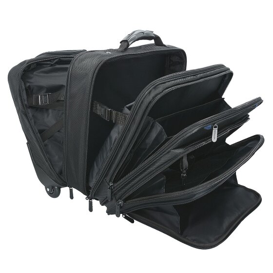 Dermata 2 Rollen Businesstrolley 38 cm Laptopfach