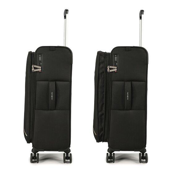 Samsonite Base Breeze 4 Rollen Trolley 67 cm mit Dehnfalte