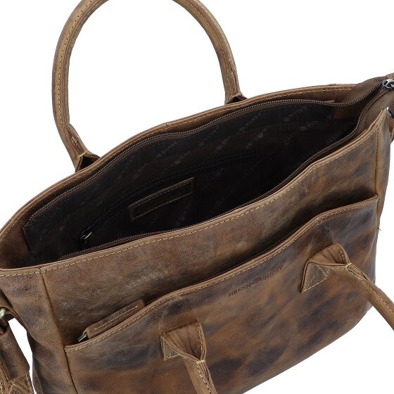 Greenburry Vintage Shopper Tasche Leder 36 cm