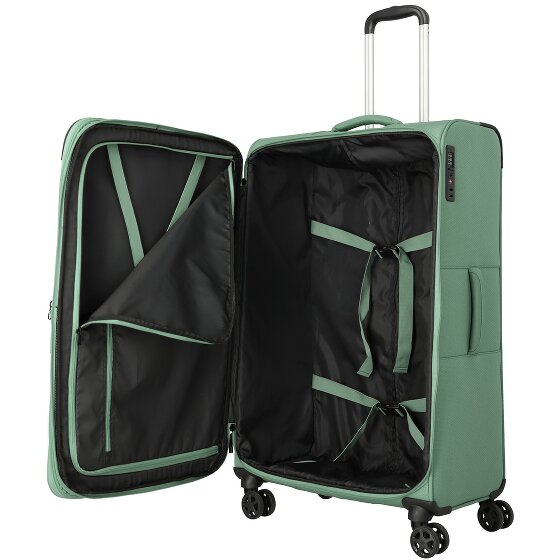 Travelite Kick Off 4 Rollen Trolley L 78 cm mit Dehnfalte