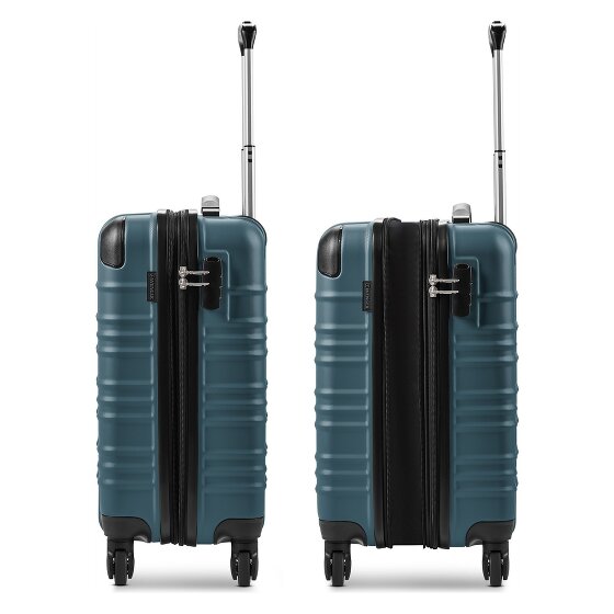 Wenger Amplar Evo 4 Rollen Kabinentrolley S 53 cm mit Dehnfalte
