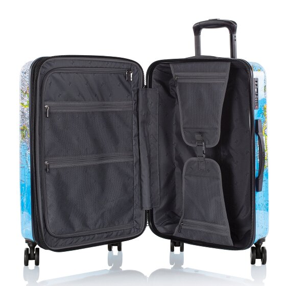 Heys Black Camo 4 Rollen Trolley M 66 cm mit Dehnfalte
