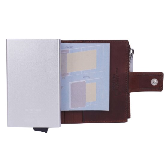 Maître Birkenfeld C-Four Kreditkartenetui RFID Schutz Leder 10 cm