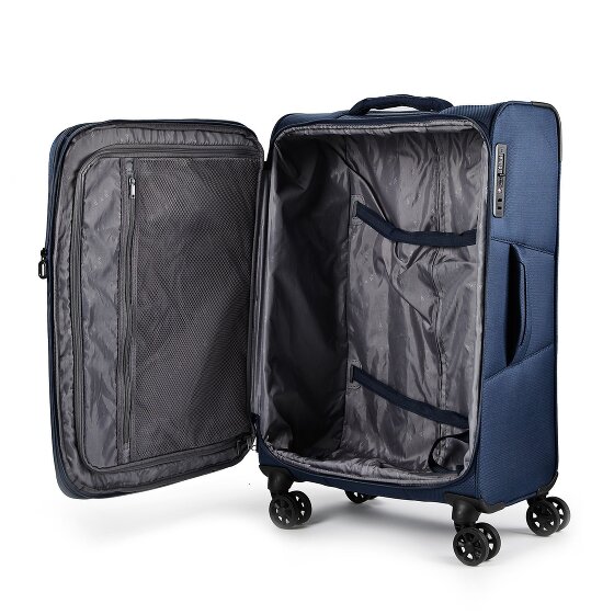 d&n Travel Line 9804 4 Rollen Kofferset 3-teilig mit Dehnfalte