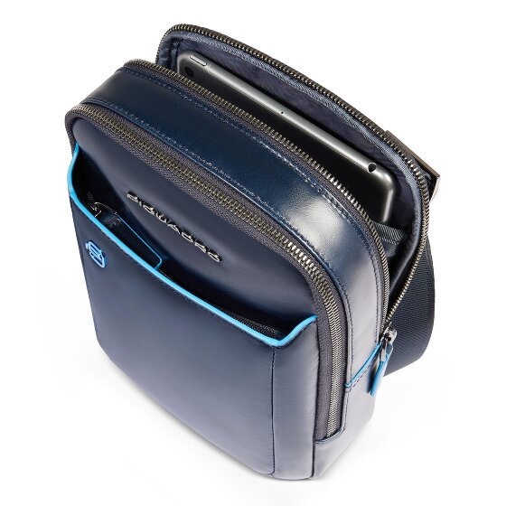 Piquadro Blue Square Mini Bag Umhängetasche Leder 17 cm