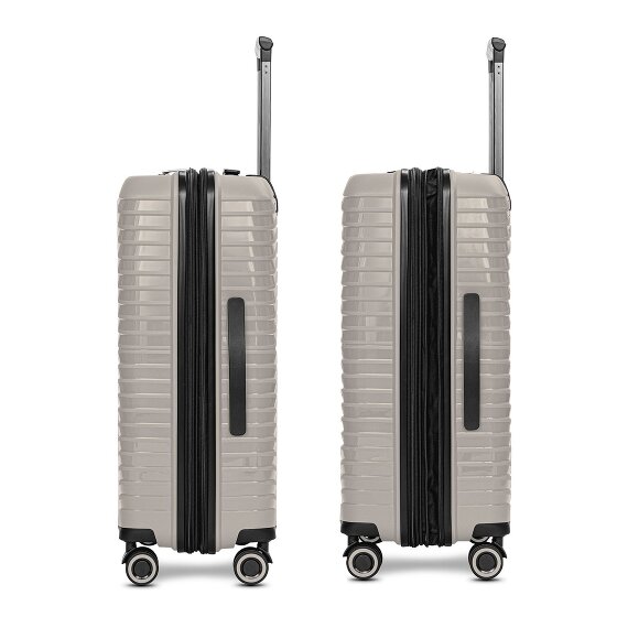 Stratic Shine 4 Rollen Trolley 65 cm mit Dehnfalte