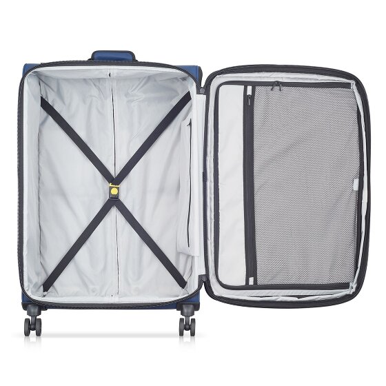 Delsey Paris Maubert 2.0 4 Rollen Trolley 79 cm mit Dehnfalte