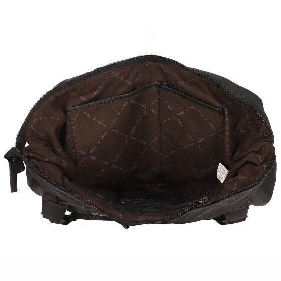 Greenland Nature Femi & Nine Schultertasche Leder 38 cm