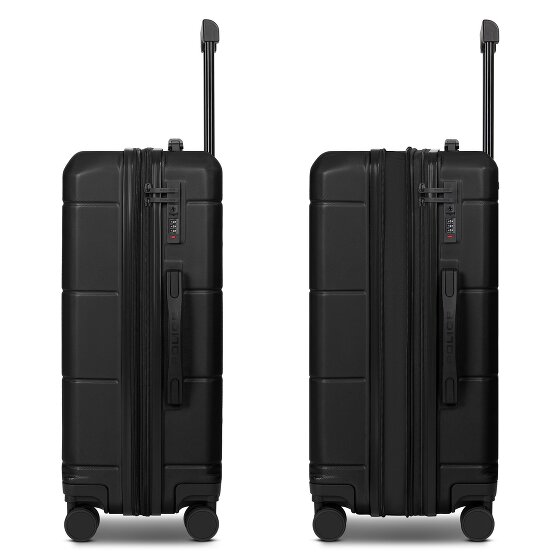 Police London 4 Rollen Trolley 64 cm mit Dehnfalte