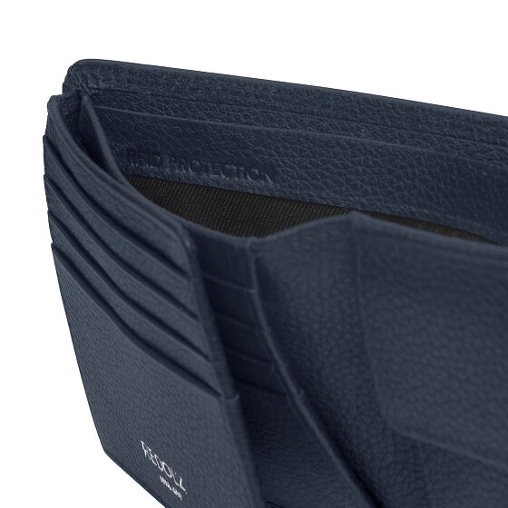 Redolz Leather Essentials QF Geldbörse RFID Leder 12 cm ausklappbar
