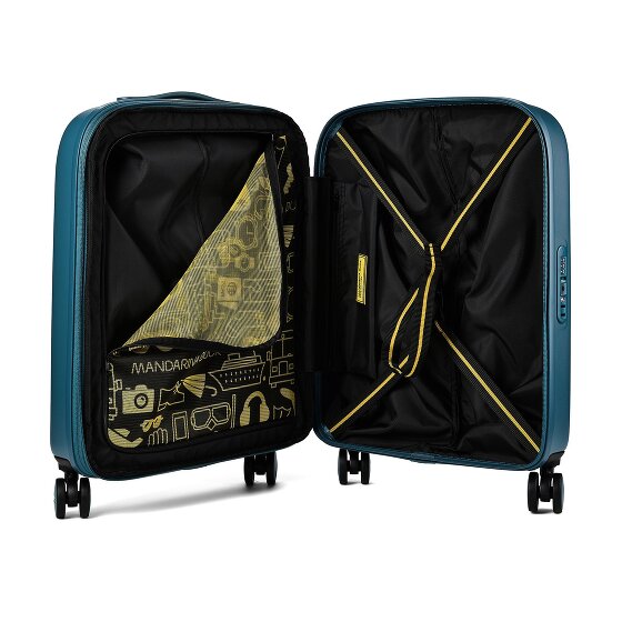 Mandarina Duck Logoduck + 4 Rollen Kabinentrolley S 55 cm