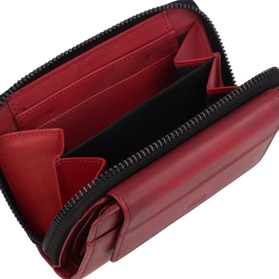 Greenburry Destressed Geldbörse RFID Schutz Leder 13.5 cm