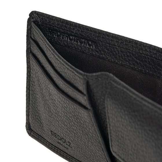 Redolz Leather Essentials QF kleine Geldbörse RFID Leder 10,5 cm