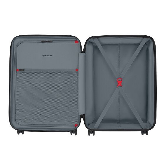 Wenger Prymo 4 Rollen Trolley M 65 cm mit Dehnfalte