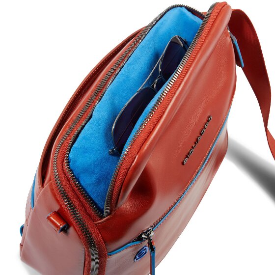 Piquadro Blue Square Umhängetasche Leder 27 cm