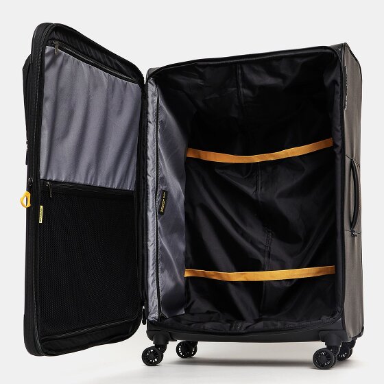 Mandarina Duck Eco Coated 4 Rollen Trolley XL 83 cm mit Dehnfalte