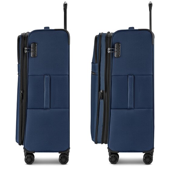 bugatti Valencia Soft 4 Rollen Trolley L 75 cm mit Dehnfalte