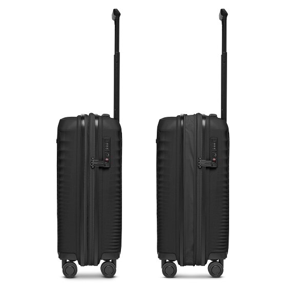 Farmhood Eco Edition 4 Rollen Kabinentrolley 55 cm mit Dehnfalte