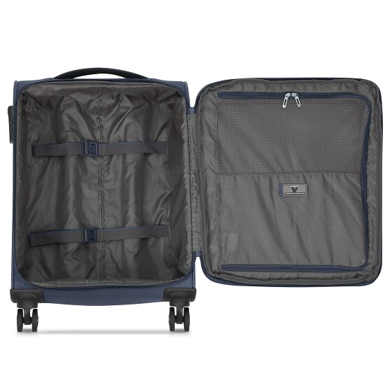 Roncato Jazz 4.0 4 Rollen Kabinentrolley S 55 cm mit Dehnfalte