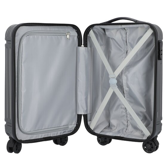Nowi Vancouver 4-Rollen Kabinentrolley 55 cm mit Doppelrollen