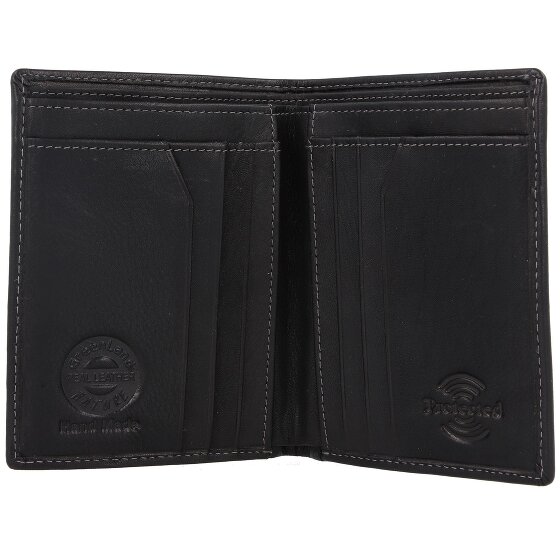 Greenland Nature Black Nappa Geldbörse RFID Leder 9,5 cm