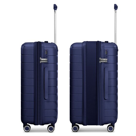 Franky London 4 Rollen Kabinentrolley S 55 cm mit Dehnfalte