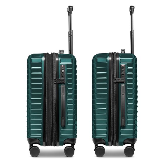 Redolz Essentials 18 4 Rollen Kabinentrolley 55 cm mit Dehnfalte