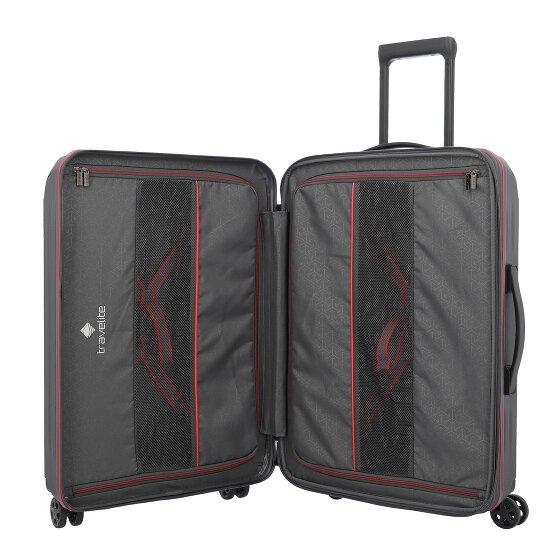 Travelite Dynamiic 4 Rollen Kofferset 3-teilig mit Dehnfalte