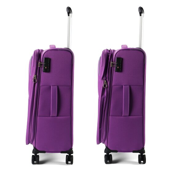 American Tourister Air Wave 4 Rollen Kofferset 3-teilig mit Dehnfalte