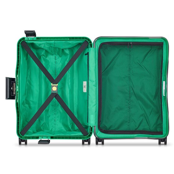 Delsey Paris x United Colors of Benetton Color Block Hardside 4-Rollen Kabinentrolley 55 cm