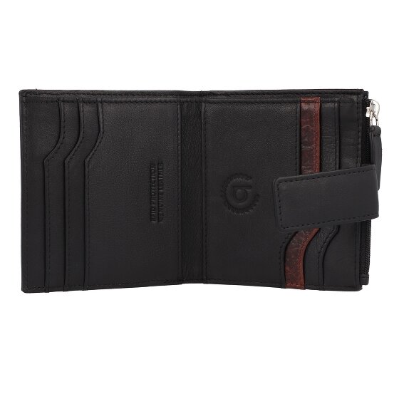 bugatti Corso DeLuxe Geldbörse RFID Schutz Leder 10 cm