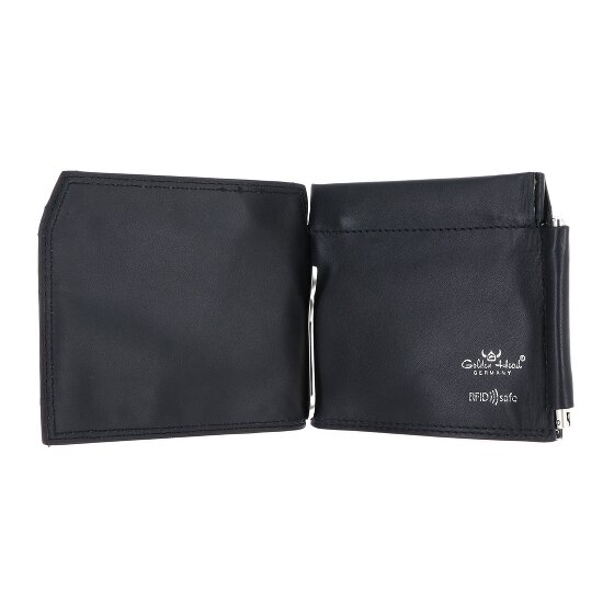 Golden Head Polo Geldbörse RFID Schutz Leder 11 cm Geldscheinklammer